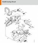 Stihl MSA 120 C-B Quick Chain Tensioner Battery Chainsaw Spare Parts